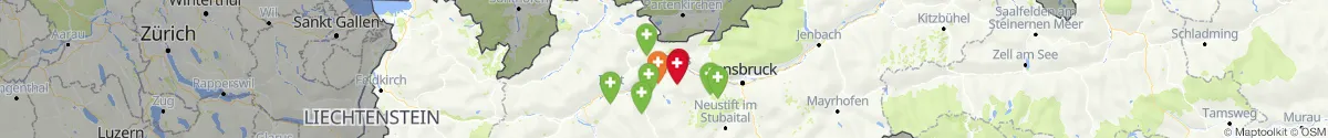 Map view for Pharmacies emergency services nearby Wildermieming (Innsbruck  (Land), Tirol)